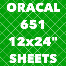 Oracal 651 *LONG SHEETS* (12x24")