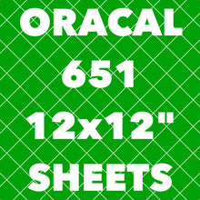 Oracal 651 Sheets (12x12")