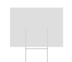 Yard Sign Blanks (In-Store Pickup Only)