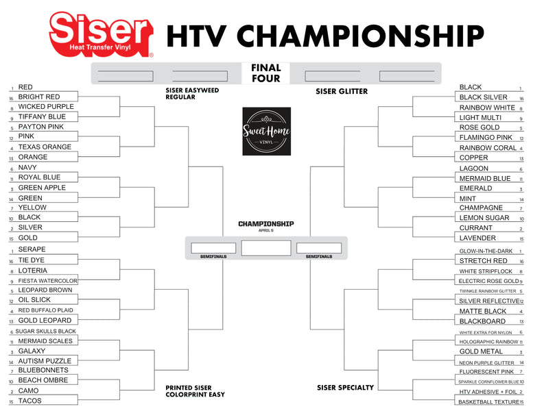 Siser HTV March Madness IS BACK!