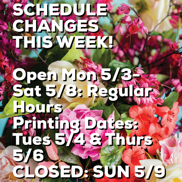 SCHEDULE CHANGES IN MAY 2021!