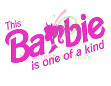 BARBIE LIFE -HTV Transfers (11.75" wide) - Ready to Press!