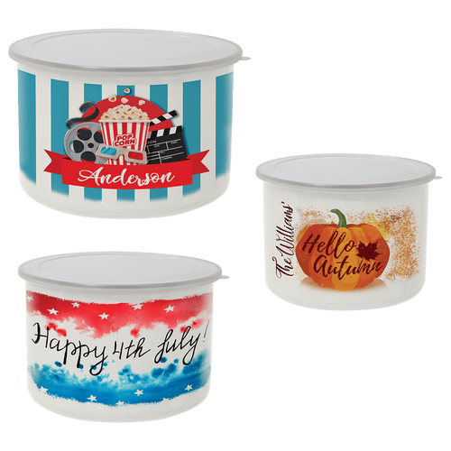 Tall Enamel Storage Bowl Blanks for Sublimation - Various Sizes - NEW!