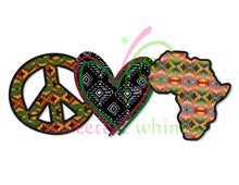 PEACE, LOVE & EVERYTHING - HTV Transfers (11.75" wide) - Ready to Press!