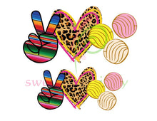 PEACE, LOVE & EVERYTHING - HTV Transfers (11.75" wide) - Ready to Press!