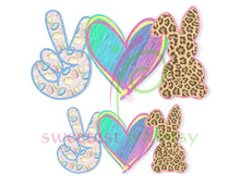 PEACE, LOVE & EVERYTHING - HTV Transfers (11.75" wide) - Ready to Press!