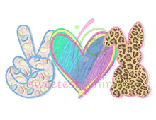 PEACE, LOVE & EVERYTHING - HTV Transfers (11.75" wide) - Ready to Press!