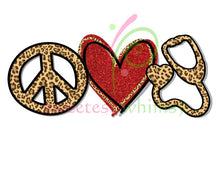 PEACE, LOVE & EVERYTHING - HTV Transfers (11.75" wide) - Ready to Press!
