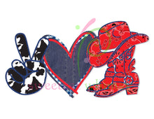 PEACE, LOVE & EVERYTHING - HTV Transfers (11.75" wide) - Ready to Press!