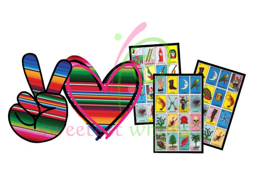 PEACE, LOVE & EVERYTHING - HTV Transfers (11.75