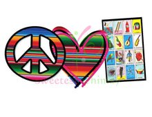PEACE, LOVE & EVERYTHING - HTV Transfers (11.75" wide) - Ready to Press!