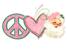 PEACE, LOVE & EVERYTHING - HTV Transfers (11.75" wide) - Ready to Press!