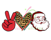 PEACE, LOVE & EVERYTHING - HTV Transfers (11.75" wide) - Ready to Press!