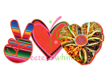 PEACE, LOVE & EVERYTHING - HTV Transfers (11.75" wide) - Ready to Press!