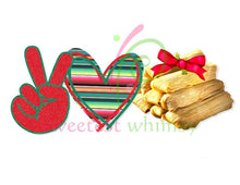 PEACE, LOVE & EVERYTHING - HTV Transfers (11.75" wide) - Ready to Press!