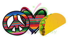 PEACE, LOVE & EVERYTHING - HTV Transfers (11.75" wide) - Ready to Press!
