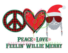 PEACE, LOVE & EVERYTHING - HTV Transfers (11.75" wide) - Ready to Press!
