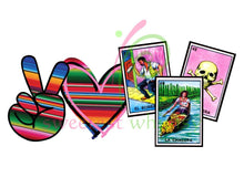 PEACE, LOVE & EVERYTHING - HTV Transfers (11.75" wide) - Ready to Press!