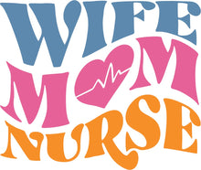 NURSE LIFE - DTF Transfers (from 9.5" width) - BUY 2, SAVE $2! EVERYDAY DISCOUNT!