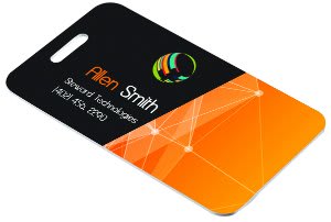 Metal Luggage Tag Blanks for Sublimation - NEW!