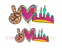 PEACE, LOVE & EVERYTHING - HTV Transfers (11.75" wide) - Ready to Press!