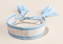 Cotton Woven Bracelets with Tassels - NEW!