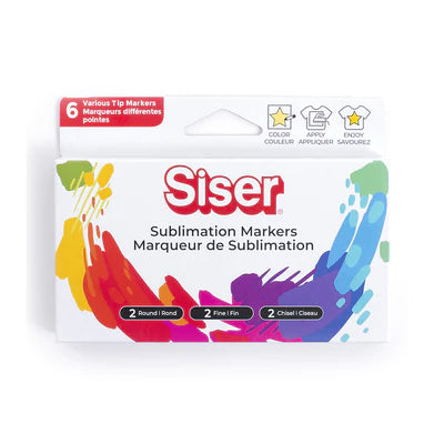 Siser Sublimation Markers - For Sublimation Blanks