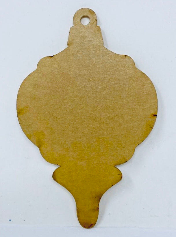 Retro Ornate Acrylic Ornament Blank - SALE!