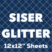 Siser® Glitter HTV Sheets (11.8" actual size) - NEW SIZE!