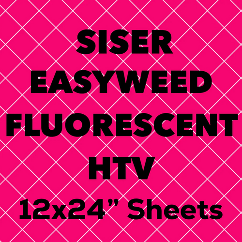 Siser® EasyWeed® Fluorescent HTV Sheets (11.8x24