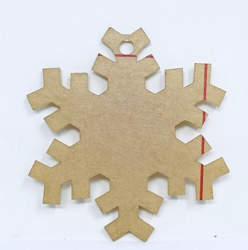 Snowflake Acrylic Ornament Blank - LAST CHANCE SALE!