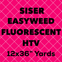 Siser EasyWeed Fluorescent HTV YARDS (11.8x36" actual size) - NEW SIZE!