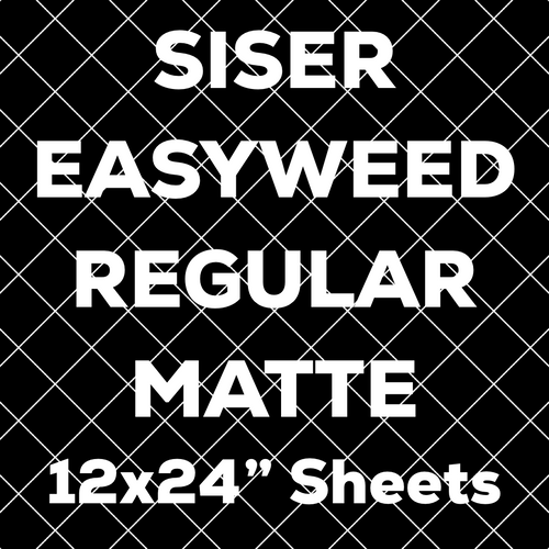 Siser® Easyweed® Regular MATTE HTV Sheets (11.8x24