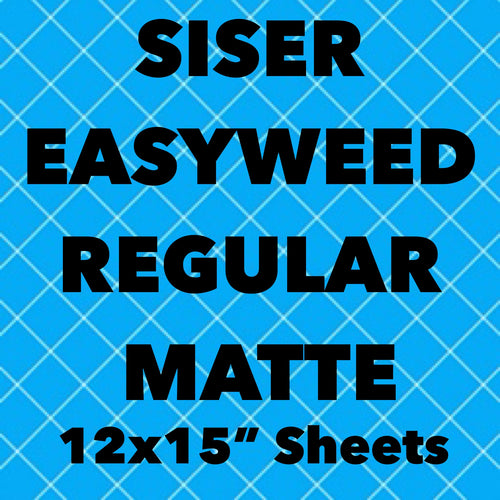 Siser® Easyweed® Regular MATTE HTV Sheets (11.8x15