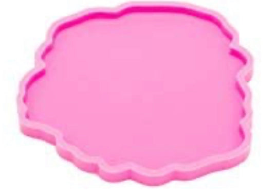 GEODE JUMBO COASTER #4 (5” L) -Coaster Mold