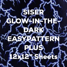 Siser EasyPatterns Plus (12x12" Sheets- GLOW-IN-THE-DARK Printed Designs! -SALE!