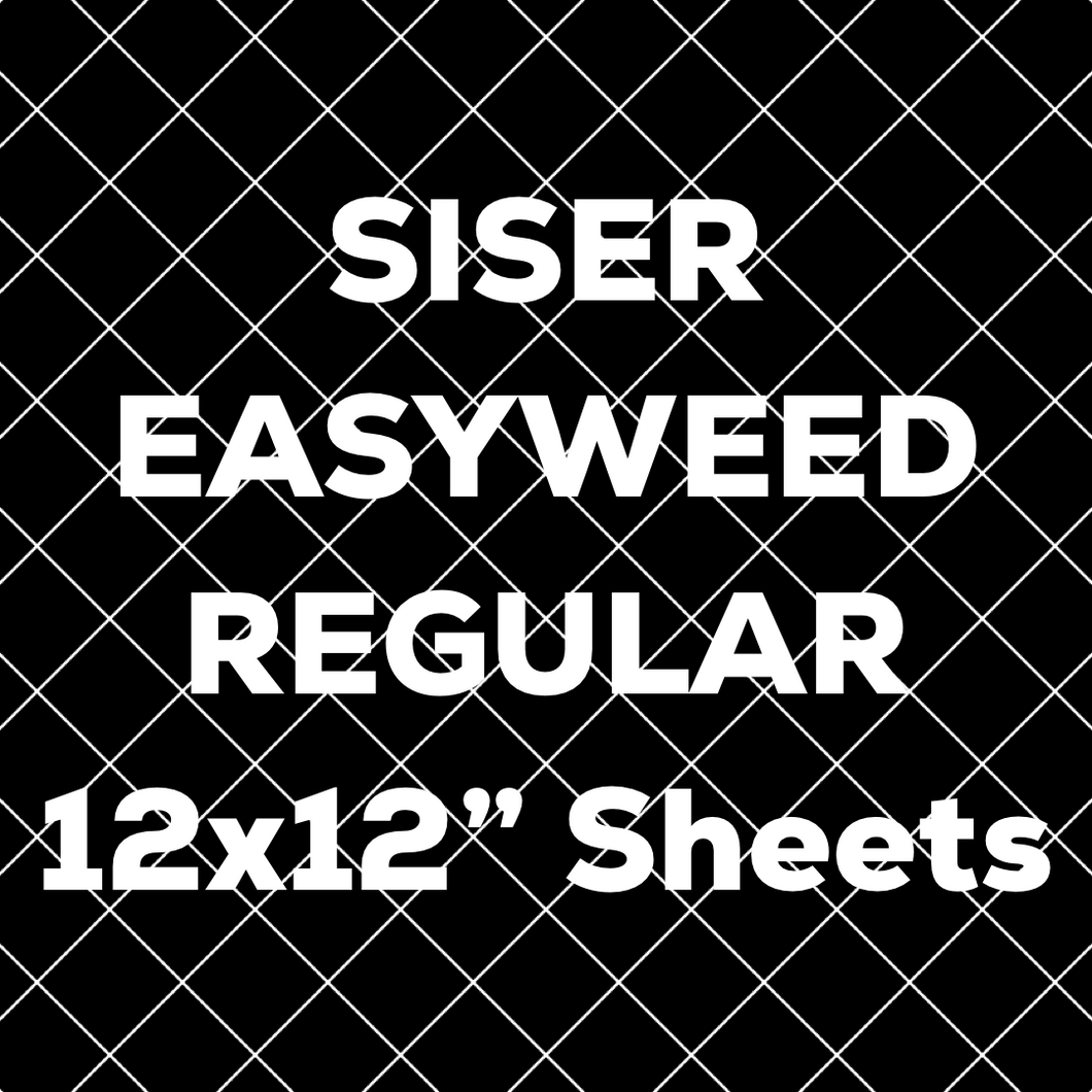 Siser® EasyWeed® Regular HTV Sheets (11.8 actual size) - NEW SIZE