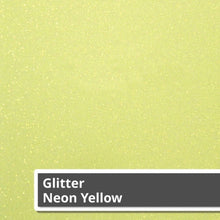 Siser NEON HTV Glitter Sheets (11.8" actual size) - NEW SIZE!