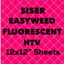Siser EasyWeed Fluorescent HTV Sheets (11.8" actual size) - NEW SIZE!