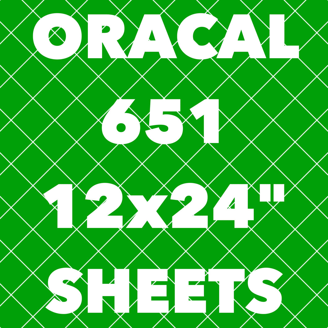 Oracal 651 *LONG SHEETS* (12x24