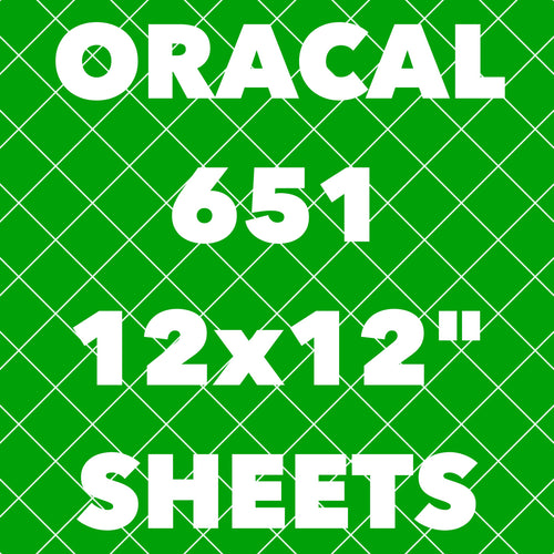 Oracal 651 Sheets (12x12
