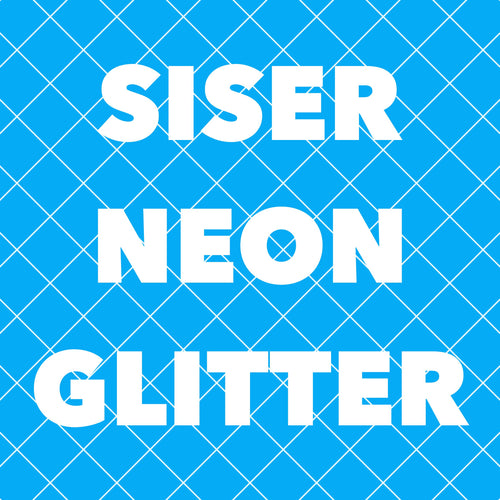 Siser® NEON HTV Glitter Sheets (12x19.6