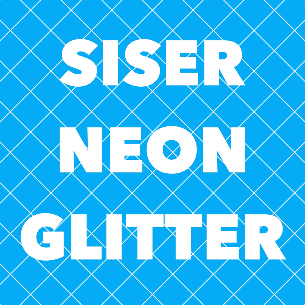 Siser® NEON HTV Glitter Sheets (11.8