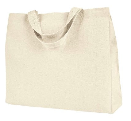 Natural Cotton Canvas Tote Bag - SALE!