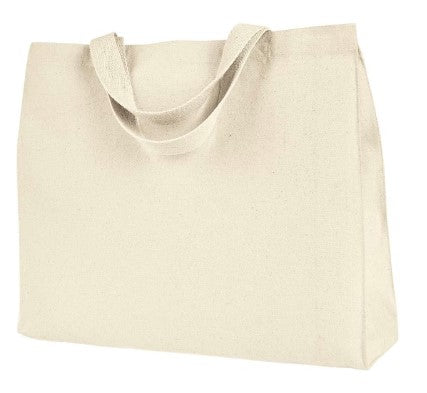 Natural Cotton Canvas Tote Bag - LAST CHANCE SALE!