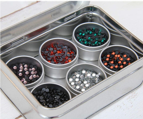 Rhinestone Storage Tin (Holds 6 Colors) - LAST CHANCE SALE!