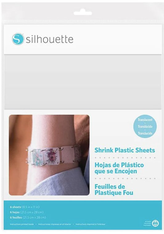 Silhouette Shrink Plastic Sheets-Translucent -LAST CHANCE SALE!