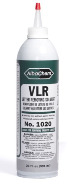 Alba-Chem VLR Heat Transfer Vinyl Removing Solvent (IN-STORE PICKUP ONLY)